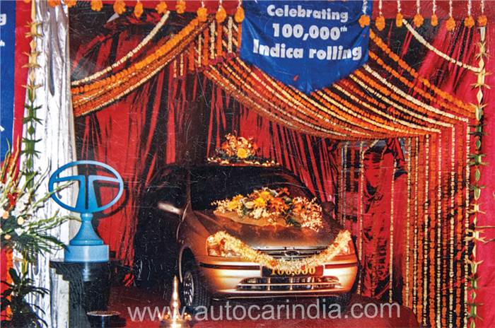 Tata-Indica-1,00,000th-car