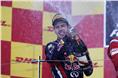 He may not have wanted to only finish third in the race, but with another title in his pocket, Vettel still had more than enough to celebrate on the Suzuka podium.