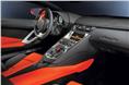 April 2011: 0-100 IN 2.9 SECONDS... - Lamborghini wants to make sure you are aware of the potency of its new 691bhp Aventador. Precisely the reason why the interior of this supercar gives you the impression of being in the cockpit of a jet fighter. 