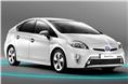 New Toyota Prius to be displayed at the Auto Expo 2012.
