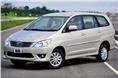 The face-lift Innova to be unveiled at the Auto Expo 2012.