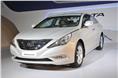 New Sonata saloon will be powered by a 198bhp, 2.4-litre petrol engine with six-speed transmissions.