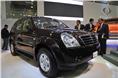 The all-wheel-drive Rexton houses a 181bhp, Merecedes-Benz-sourced 2.7-litre turbocharged common-rail diesel engine.