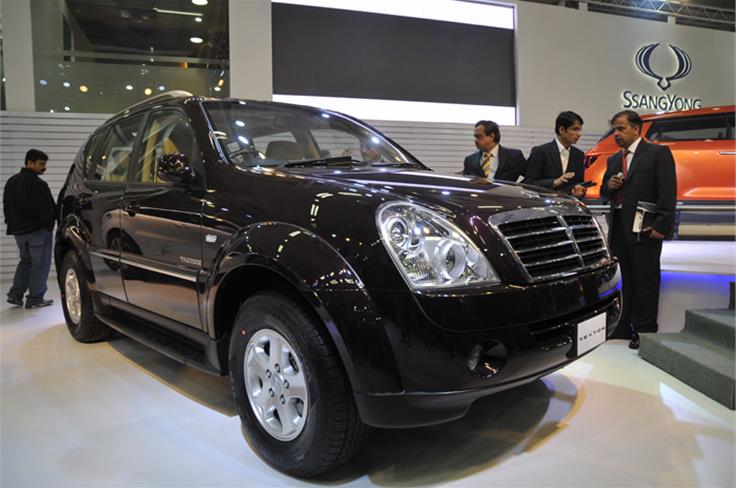 The all-wheel-drive Rexton houses a 181bhp, Merecedes-Benz-sourced 2.7-litre turbocharged common-rail diesel engine.