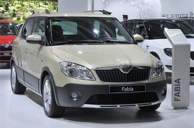 The Scout, which is making its debut at the Expo, is in essence a Fabia with taller springs and higher ground clearance