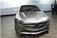 The concept A-class stole the show at the Mercedes stall