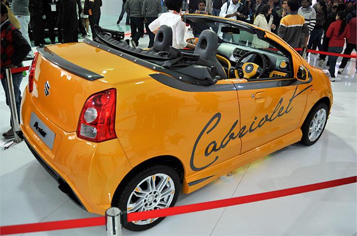 A-star Cabriolet concept showcased at the Expo.