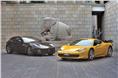 The Prancing Horse cavalry and the Indian elephant make a rare appearance together &#8211; Delhi got a taste of these two thoroughbreds before an outing at the Buddh International circuit later in the day.