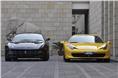 The FF is 16 centimetres taller than the 458 Italia.