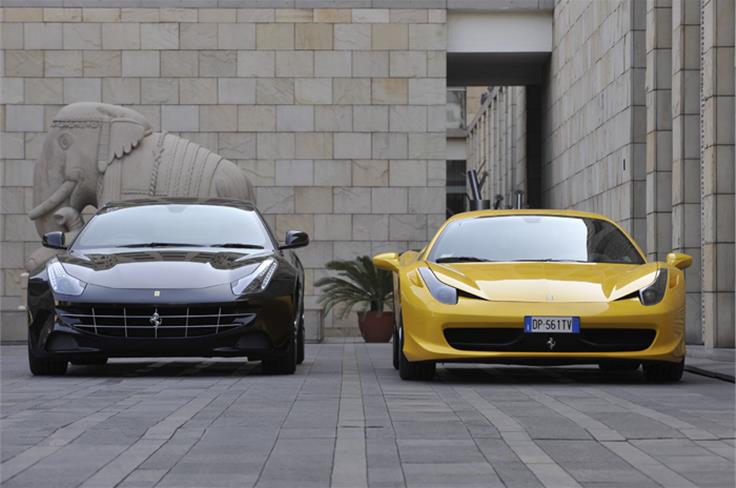The FF is 16 centimetres taller than the 458 Italia.
