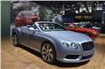 Bentley showcased the re-designed GTC at the show. 