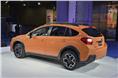 The Subaru XV Crosstrek was shown in North American trim for the first time
