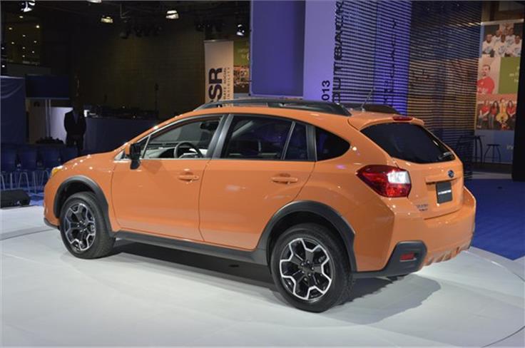 The Subaru XV Crosstrek was shown in North American trim for the first time