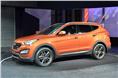 The New Hyundai Santa Fe looks great and was one of the show's stars