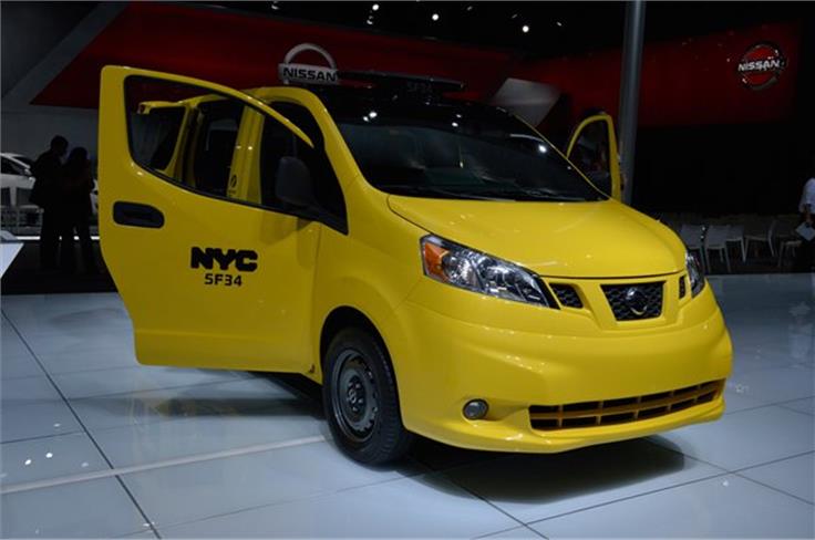 The Nissan NV200 will be pressed into service as a New York taxi soon. 