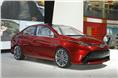 The Toyota Dear Qin concept is at Beijing in both saloon and hatchback guises