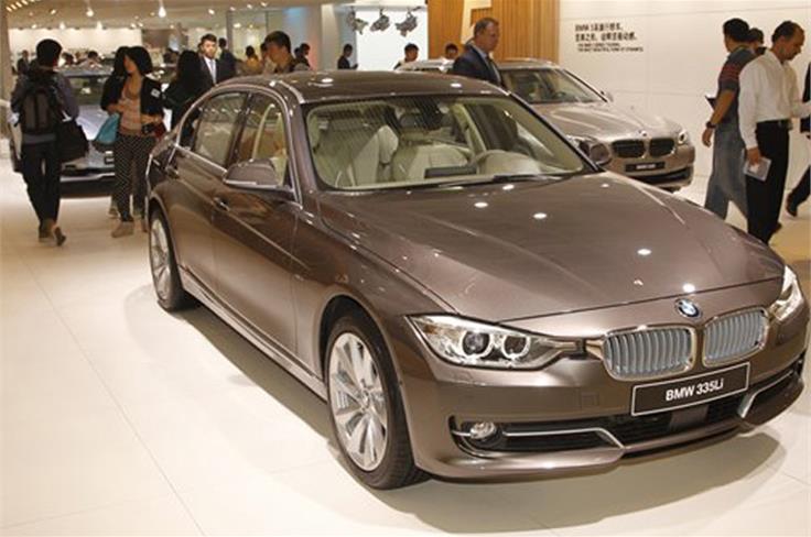 China-only long-wheelbase version of the 3-series gtes an extra 110mm between the axles