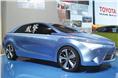 The Toyota Yungdong Shuangqing is a sleek hybrid saloon concept engineered in China