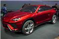 This is the the Lamborghini Urus Concept. According to Lamborghini, the Urus combines unique design, a fascinating interior and outstanding performance with versatility and everyday usability.