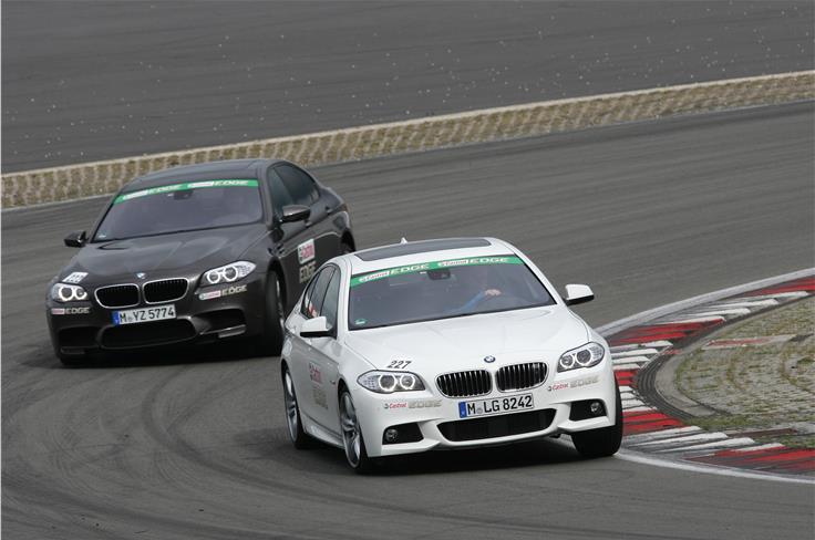 M550d with 381bhp and an M5 with 552bhp Need we say more?