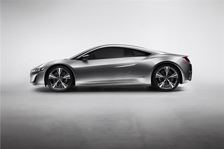 The new Acura supercar, expected to debut in the next three years. 