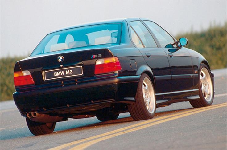 The BMW M3 saloon was launched in 1995. 