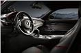 The interior is clearly structured, in customary BMW style, and invites the keen driver to take the helm.