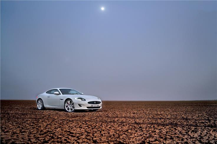 July 2012: A 503bhp Jaguar and 5000 square kilometres of absolutely flat land to play with. 
