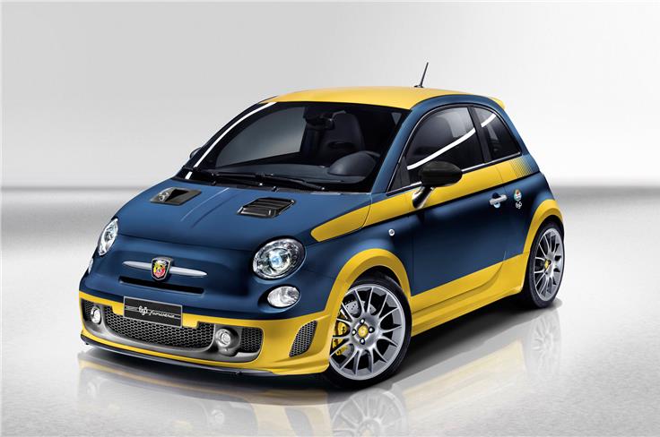 Abarth showcased the 695 Fuori Serie based on the popular Fiat 500. 