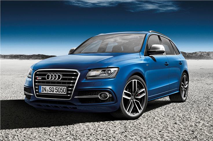 This is the Audi SQ5. It comes with a  313bhp twin-turbo 3.0litre diesel. 