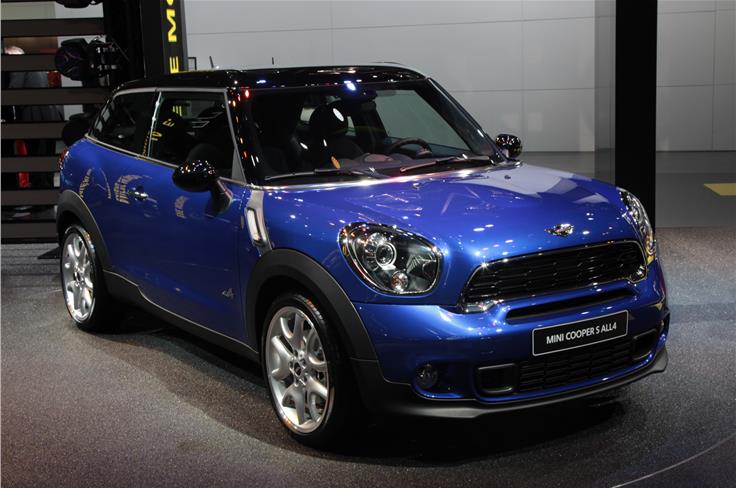 Mini unveiled the new 'Paceman'. 