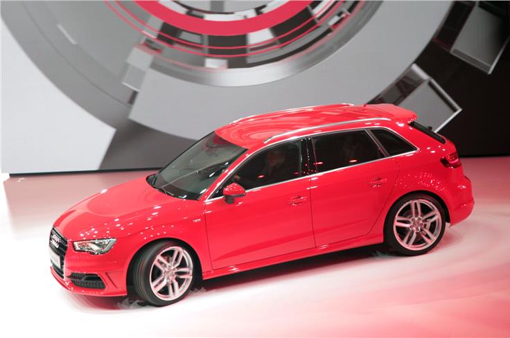 Audi unveiled the new A3 Sportback. It is said to be lighter than the model it replaces. 