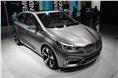 BMW showcased the Active Tourer concept. It will spawn a new 1-series GT in future. 
