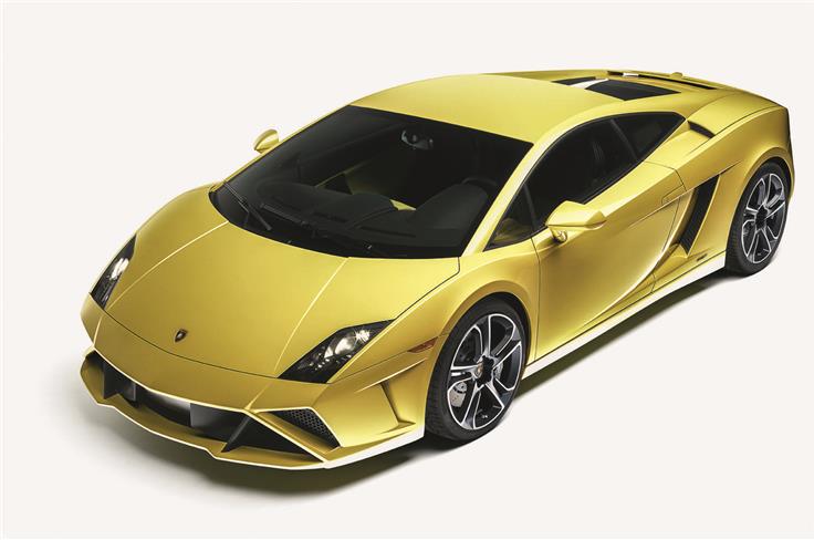 Updated Gallardo gets revised front styling. 