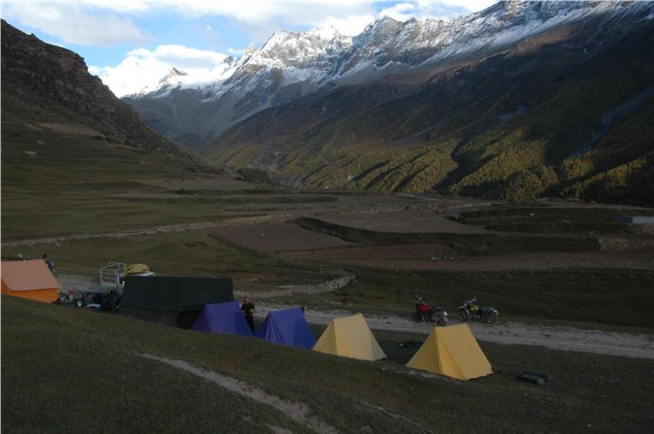 Camp no 4 at Sural. 11,000ft, -15 degrees, plenty of hot chai.