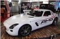 Mercedes SLS AMG signed by F1 drivers