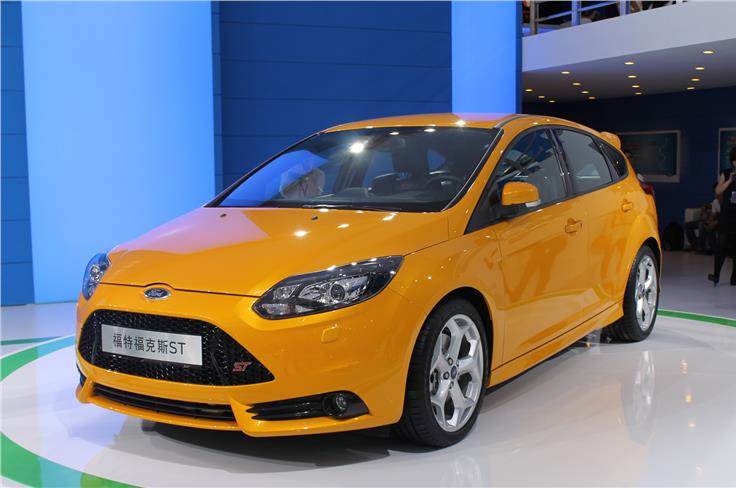 The Focus ST was displayed in Guangzhou, although there are no plans to sell it there.