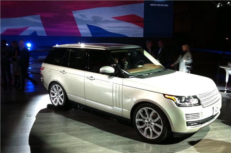All-new Range Rover at the LA Auto Show.