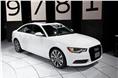 Audi showcased its diesel A6 at the show. 