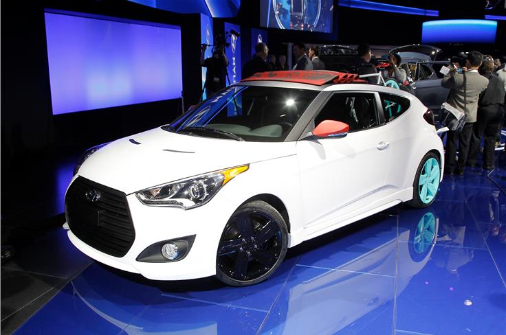 Special concept based on the Hyundai Veloster. 