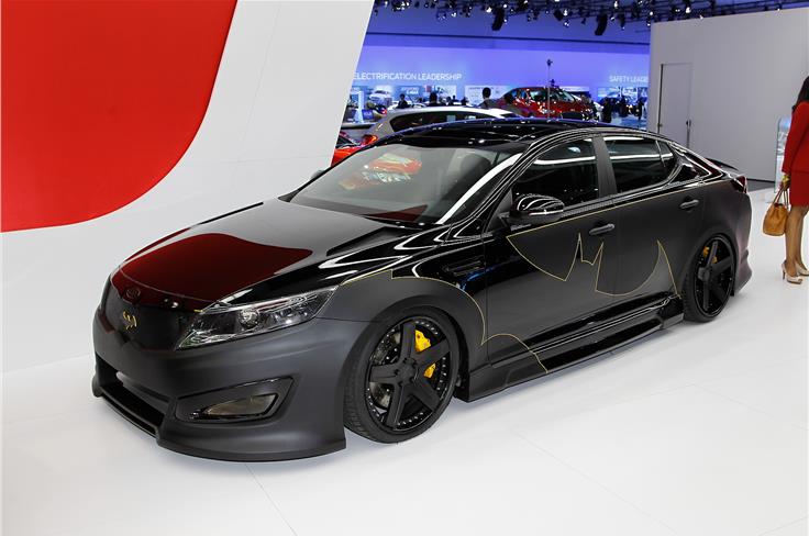 Kia's new concept car based on a Batman theme. 
