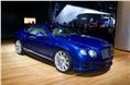 Bentley showcased the new Continental GT at the LA show.