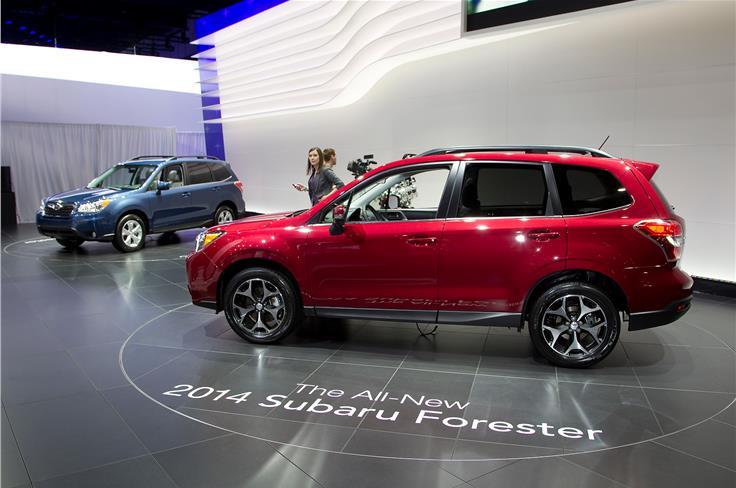 Subaru unveiled the new Forester at the LA Show. 