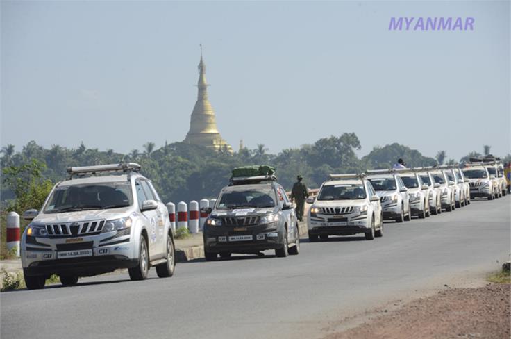 Pagodas dominate the landscape of Myanmar. 
