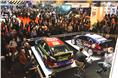 The main Autosport stage drew crowds with a succession of star guests