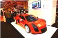 Rare Mastretta sports car was another highlight of Autocar's show stand