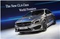 The eagerly-awaited new Mercedes-Benz CLA compact saloon made its debut at the Detroit Motor Show.