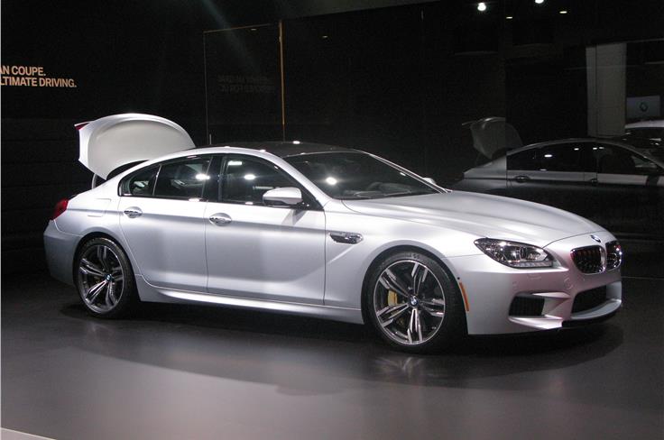 BMW showcased its M6 Gran Coupe at the show.