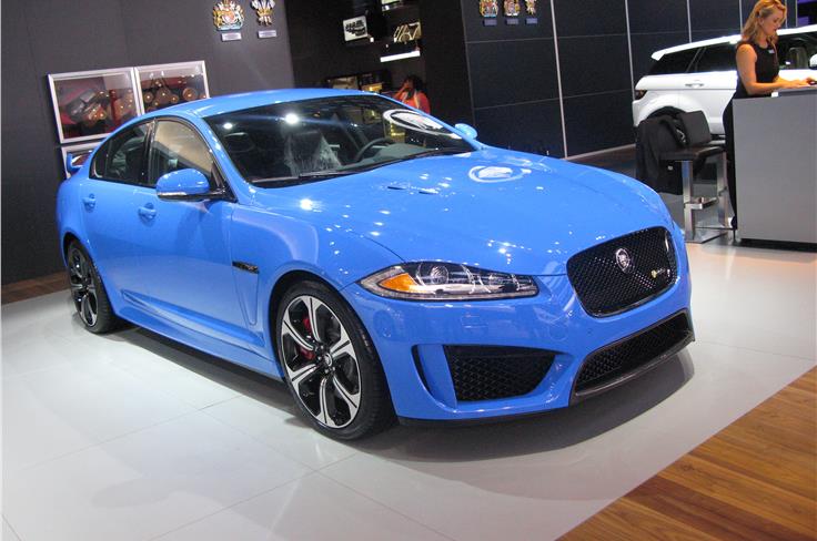 Jaguar unveiled its performance-oriented version of its XFR saloon, the XFR-S.