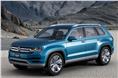 VW unveiled the new CrossBlue SUV. It will be positioned below the Touareg in the US Market.